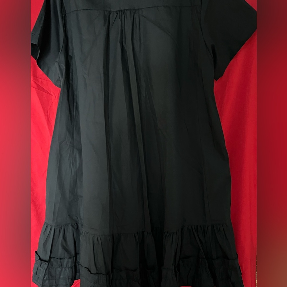 Ellazhu Black Apparel Dress with Ruffle Detail - Picture 3 of 7